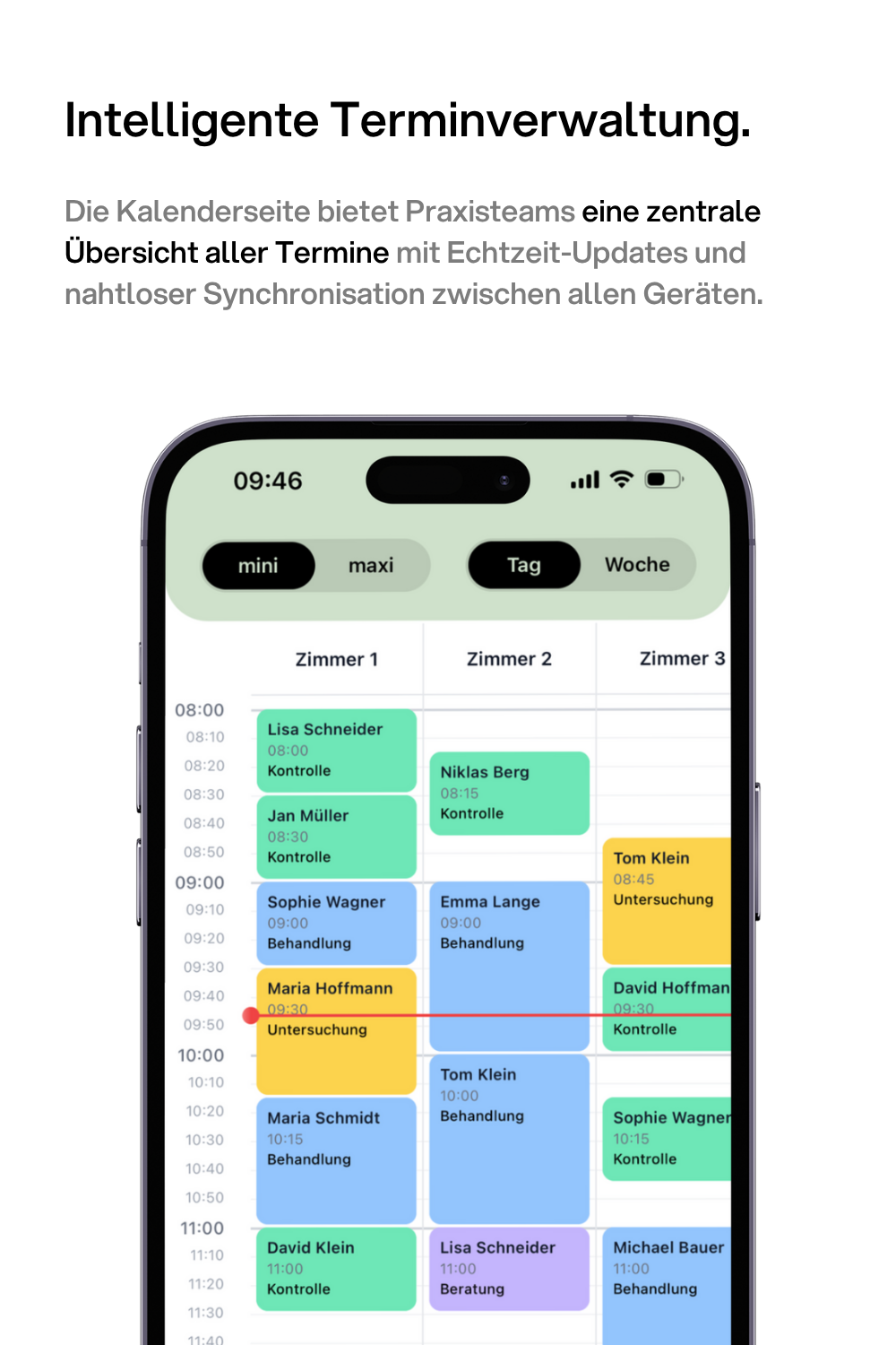 kaya Mitarbeiter-App - Kalender